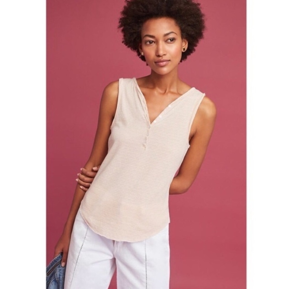 Anthropologie Postmark Top Stripe NEW